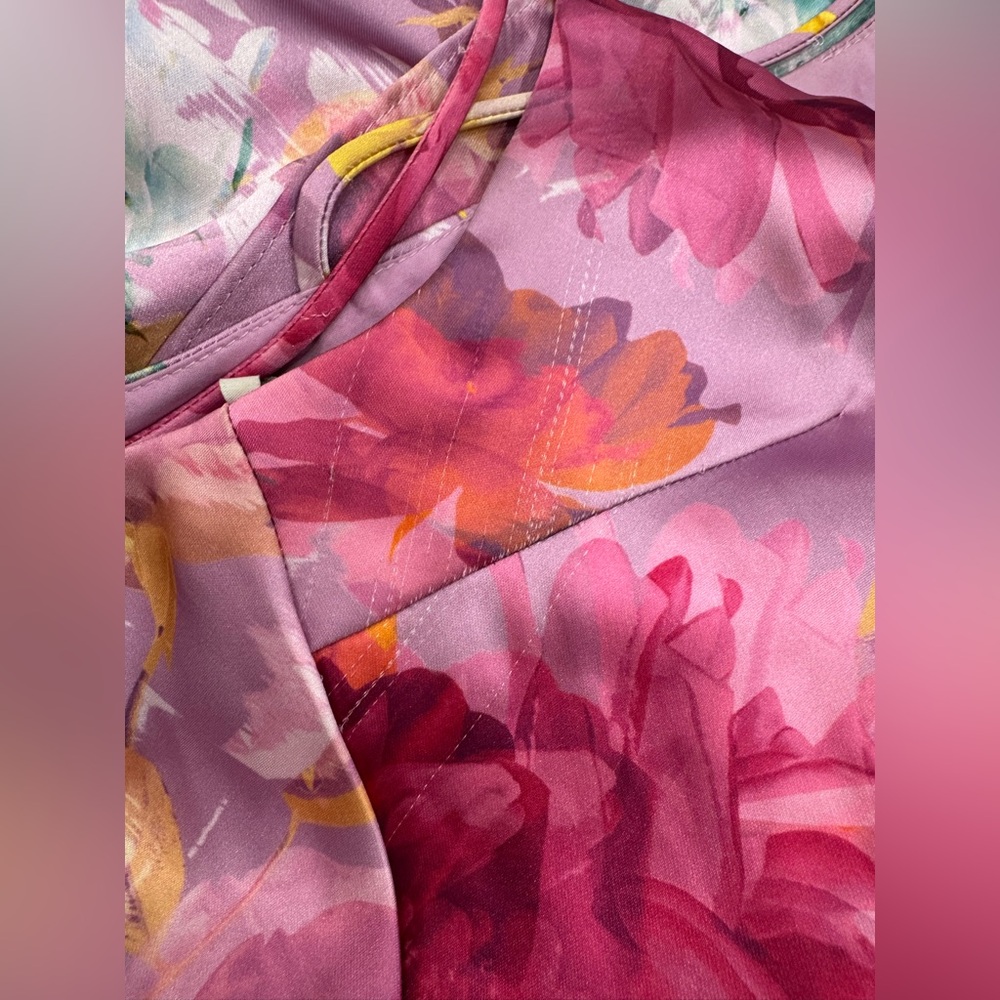 ML Monique Lhuillier Seraphine Satin Maxi Dress - Picture 11 of 15